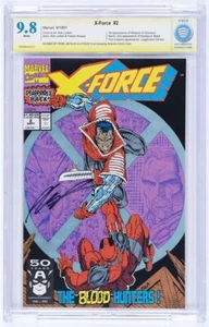 X-FORCE #2 9.8 SS SIGNED Rob Liefeld *1st Weapon X 2nd Deadpool* CBCS like cgc - Picture 1 of 4