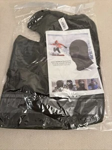 Green Windproof Fleece Neck Winter Balaclava Ski Full Face Mask Cold Weather - Picture 1 of 7