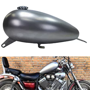 1X Tanque de combustible plateado tanque de aceite para Yamaha XV400 XV535 Virago 400 1987-1995 12L - Imagen 1 de 10