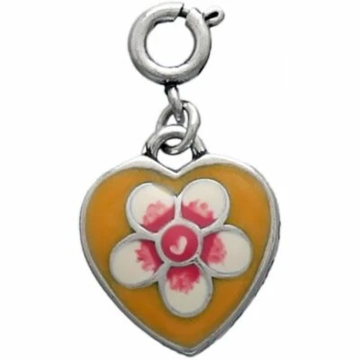 Brighton ABC SPRING FEVER Corazón Amarillo Dije A Presión Cuentas -NUEVO Foto 1 de 2