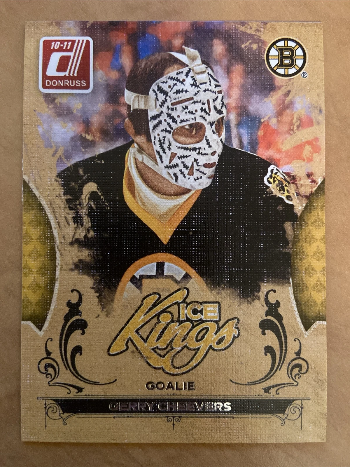2010-11 Donruss Ice Kings #15 Gerry Cheevers - Boston Bruins