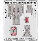 EduaFE932 Mig-23mf/Ml Seatbelts Steel 1/48