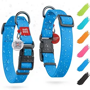Wasserdichtes Hundehalsband strapazierfähig verstellbar robust leuchtendes Halsband für kleine Hunde - Bild 1 von 6