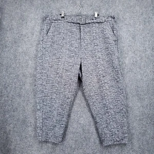 Torrid Pants Womens 18 Plus Gray Cropped High Rise Tapered Stretch Heathered - Picture 1 of 15