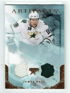 10-11 UD Upper Deck Artifacts  James Neal  /150  Dual Jerseys  