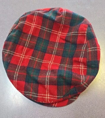 Pendleton Noticias Niño Gorra Hombre Grande Cuadros 100% Pura Lana Virgen Foto 1 de 2