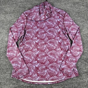 World Wide Sportsman Shirt Womens Large Purple Long Sleeve Hoodie Lightweight - Picture 1 of 14