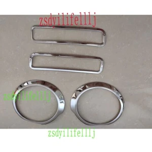 4x For Cadillac SRX 10-16 Rear Stainless Silvery Tail Light Throat Decorate Trim - Picture 1 of 3