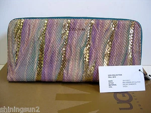 UGG KOLLEKTION BALLADEER REISSVERSCHLUSS DAMEN CLUTCH VIOLA - Bild 1 von 7