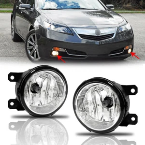 Fit 2012-2014 Acura TL Clear Lens Bumper Fog Lights Lamps Replacement Left+Right - Bild 1 von 11