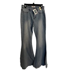 Juniors Vibrant Bell bottom jeans New Size 15 - Picture 1 of 9