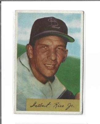 1954 Bowman #30 Del Rice VG - Image 1 of 2