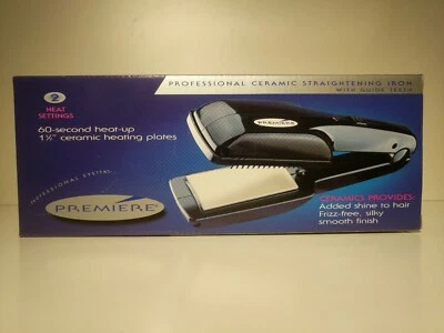 Premier Professional ceramic straighting iron. With removable guide teeth Curle  - Image 1 of 4