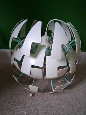 Iconic IKEA PS 2014 White and Turquoise Pendant Light by David Wahl - Image 1 of 4