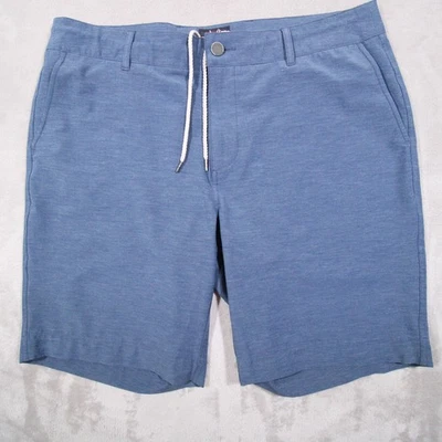 Faherty Pantalones Cortos Todo el Día 9" 35 Hombre Azul Foto 1 de 4