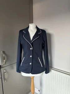 Horka Riding Jacket Size L Navy With Bling Buttons - Picture 1 of 7