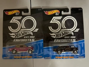 *CHASE* & Purple Hot Wheels 2018 50th Anniversary '55 Chevy Bel Air 1/64 - Picture 1 of 1