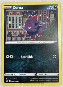 Pokemon TCG - Zorua - 102/203 - Common - Evolving Skies - Mint - Bild 1 von 2