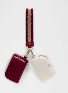 PULSERA DOBLE BOLSA LULULEMON En Lujo Profundo / Dorado / Hueso Talla Única Nueva - Imagen 1 de 6