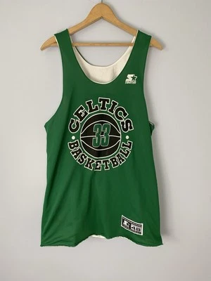Camiseta deportiva reversible de entrenamiento de la NBA Larry Bird Boston Celtics talla 48 de colección Foto 1 de 4