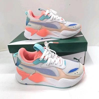 Size 6.5 - PUMA RS-X Fade White Luminous Pink W - Image 1 of 4