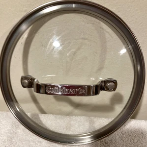 Cuisinart Replacement Glass Cookware Lid, Outer Rim 7"  Inner Lip 6" - See Pics - Picture 1 of 5