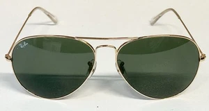 Ray-Ban Aviator Sunglasses RB3026 L2846 XXL 62mm G-15 on Gold Frame -SUMMER ‘25! - Picture 1 of 13