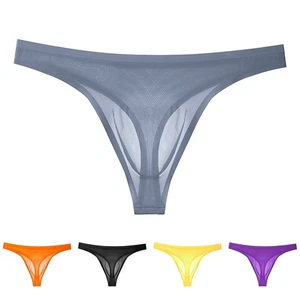 High Quality Underwear Men Underwear Mens Seamless Thong Bikini G String - Picture 1 of 16