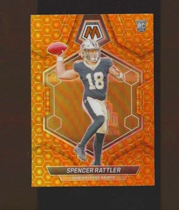 2024 Panini Mosaic Honeycomb Prizm Spencer Rattler #393 RC Saints - Bild 1 von 2