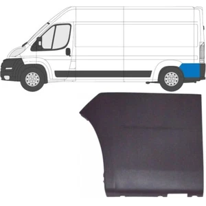 FIAT DUCATO BOXER RELAY JUMPER 2006- MOULDING TRIM PANEL REAR WING / LEFT LH - Picture 1 of 3