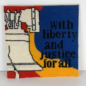 Punta de aguja completa con Liberty & Justice For All Americana Liberty Bell - Imagen 1 de 7
