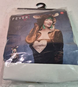 Disfraz de reno Smiffys Fever - Vestido tutú marrón, traje festivo de vacaciones - Imagen 1 de 10