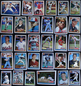 1991 Topps Baseball Cards Complete Your Set You U Pick From List 401-600