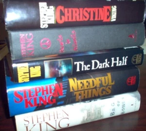 Vintage Stephen King Horror Bundle x5 Hardcover Lot, Four First Editions - Bild 1 von 2