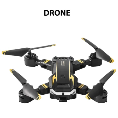 New S6 Camera Drone with 8K HD Dual Camera, Foldable Quadcopter + 4 Batteries - Image 1 of 4