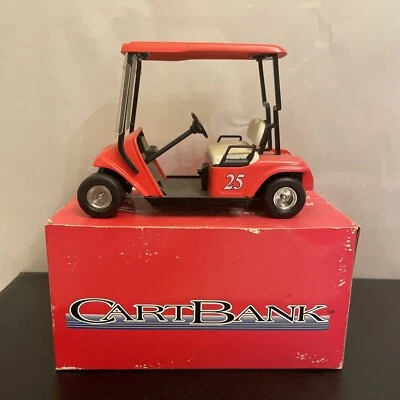 Bud King Of Beers #25 Ken Schrader 1:16th Golf Cart Bank - Image 1 of 4
