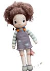 Crochet Pattern copy Girl Doll WITH REMOVEABLE CLOTHING 4PLY / SPORT 219