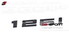 Matte Black Trunk Rear Emblem Letters for BMW E82 F20 F21 F52 1-Series 125i 125 BMW Serie 3