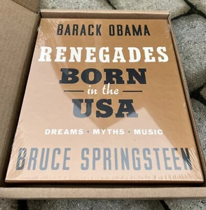 Renegades Born in the USA Bruce Springsteen Barack Obama Deluxe SIGNIERTE AUSGABE - Bild 1 von 7