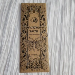 Fairyloot The Crimson Moth Foiled Bookmarks Set of 4 Hexed Hearts April 2025 - Picture 1 of 6