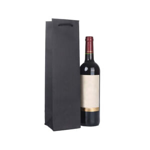 Kraft Paper Packaging Bag Insulated Cup Gift Hand-held Red Wine Package Long  ny