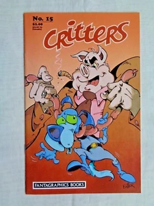 Critters Number 15 August 1987 First Printing April 1987 Fantagraphics NM- (9.2) - Picture 1 of 8