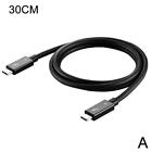 For PC Intel Certified Thunderbolt 4 Cable 40Gbps 100W Gen 2 USB-C AccessorieNEW