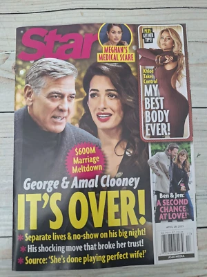 Star April 28, 2025 Magazine George & Amal Clooney Meghan Khloe Ben & Jen Foto 1 de 2