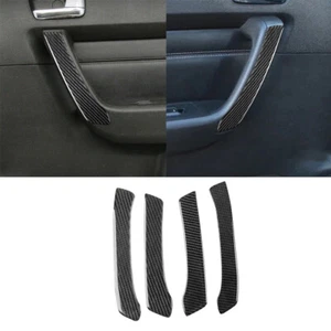Cubierta de panel de reposabrazos de puerta interior de fibra de carbono suave para Hummer H3 2006-2010 4 piezas - Imagen 1 de 19