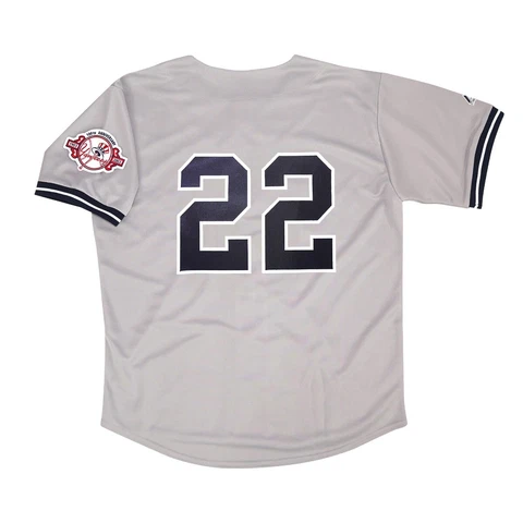 Roger Clemens 2003 New York Yankees 100th Anniversary Grey Road Men's Jersey Cover