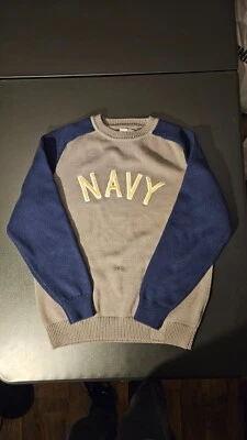 Suéter Pullover Azul Marino Guardiamarinas Hillflint Adulto L Azul/Dorado/Marrón Claro  Foto 1 de 4