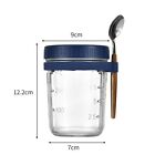 With Lids Yogurt Containers Measurement Marks Glass Bottles Containers  Kitchen