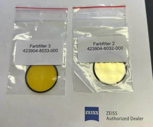 Zeiss Farbfilter Color Filter Set 423904-8032 423904-8033 - Picture 1 of 1