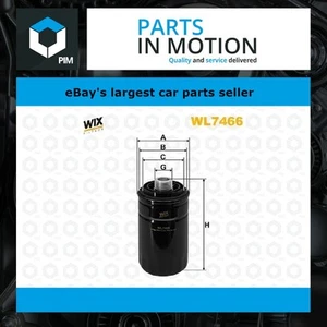 Oil Filter fits SEAT TOLEDO 5P 1.8 07 to 09 Wix 06H115403 06H115561 06J115403C - Picture 1 of 2